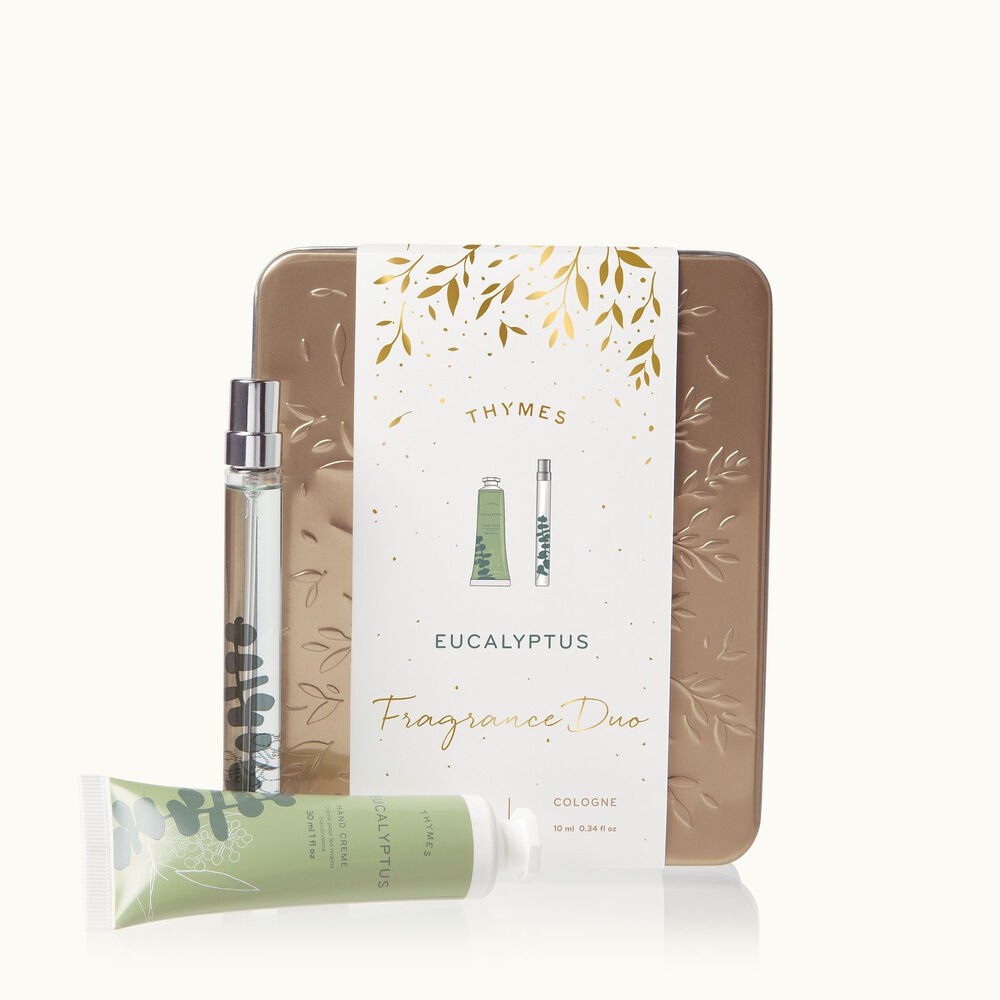 Thymes Eucalyptus Fragrance Duo with Travel Sized Toiletries  image number 0